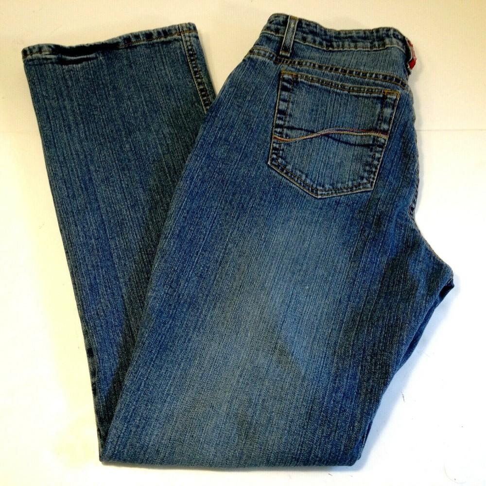20X Houston Lowest Rise Slim Fit Women's Blue Jeans Tag Size 13/14 X 32